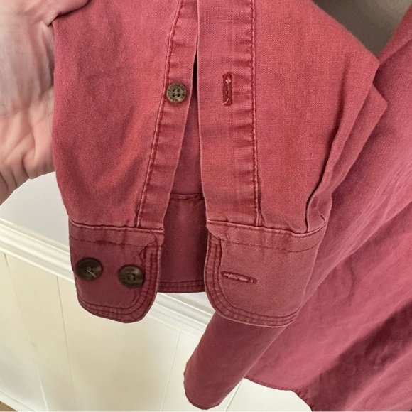 RedHead Men's Casual Button Down Shirt - Red - Picture 7 of 9